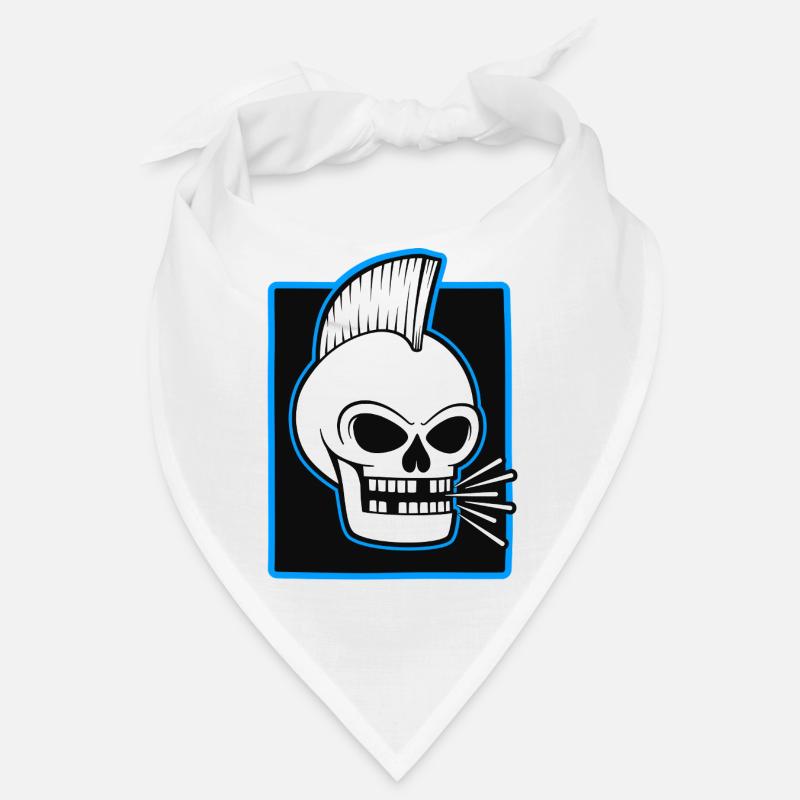 Skull Mohawk Punk Graphic Bandana