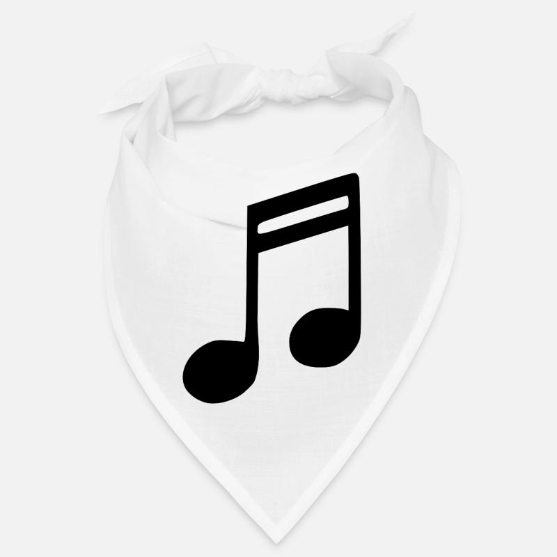 Musik Note Musiknote schwarz Bandana
