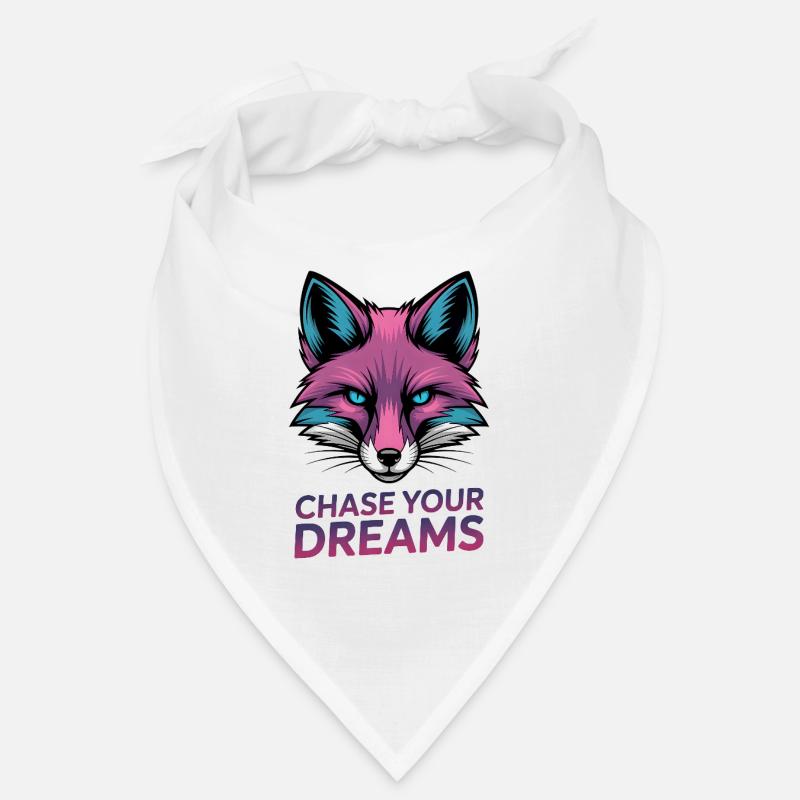 Fuchs-Jagd-Träume - Bandana - Weiß