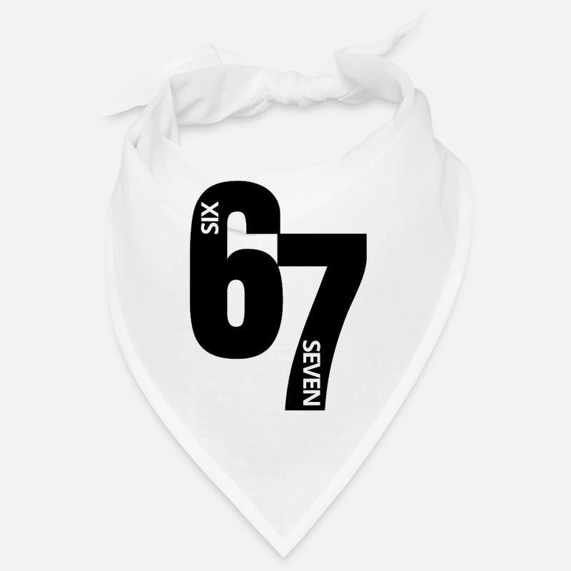 Six Seven - 6 7 - Sixty Seven - Meme Bandana