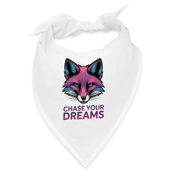 Pink Fox: Folge deinen Träumen - Bandana - Weiß - Vorne