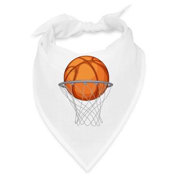 Basketballkorb-Explosion - Bandana - Weiß - Vorne