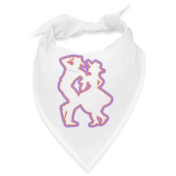 Square Dance - Bandana - Weiß - Vorne