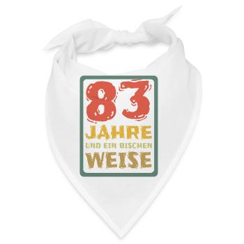 83 - Bandana - Weiß - Vorne