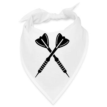 Dartpfeile - Bandana - Weiß - Vorne
