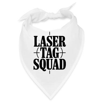 Laser-Tag-Team - Bandana - Weiß - Vorne