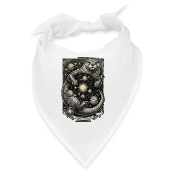 Otter Kosmos - Bandana - Weiß - Vorne