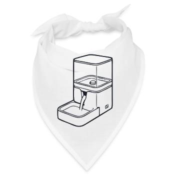 Trinkbrunnen Haustier Icon - Bandana - Weiß - Vorne