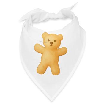 Teddybär-Keks - Bandana - Weiß - Vorne
