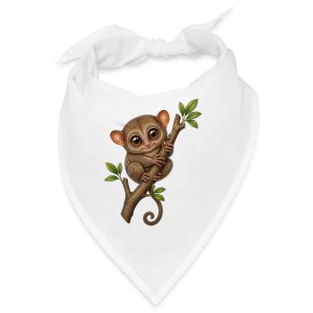 Koboldmaki  - Bandana - Weiß - Vorne
