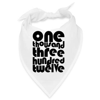 1312-2 - Bandana - Weiß - Vorne