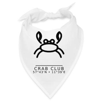 CrabClub: Koordinaten - Bandana - Weiß - Vorne