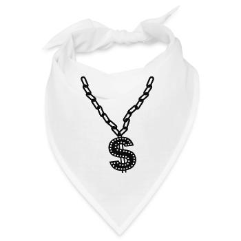 Bling - Bandana - Weiß - Vorne