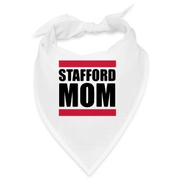 Stafford Mom - Stafford Dad - Dog - Hund - Hunde - Bandana - Weiß - Vorne