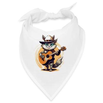 Musiker Foxtrot - Bandana - Weiß - Vorne