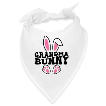 Grandma Bunny - Bandana - Weiß - Vorne