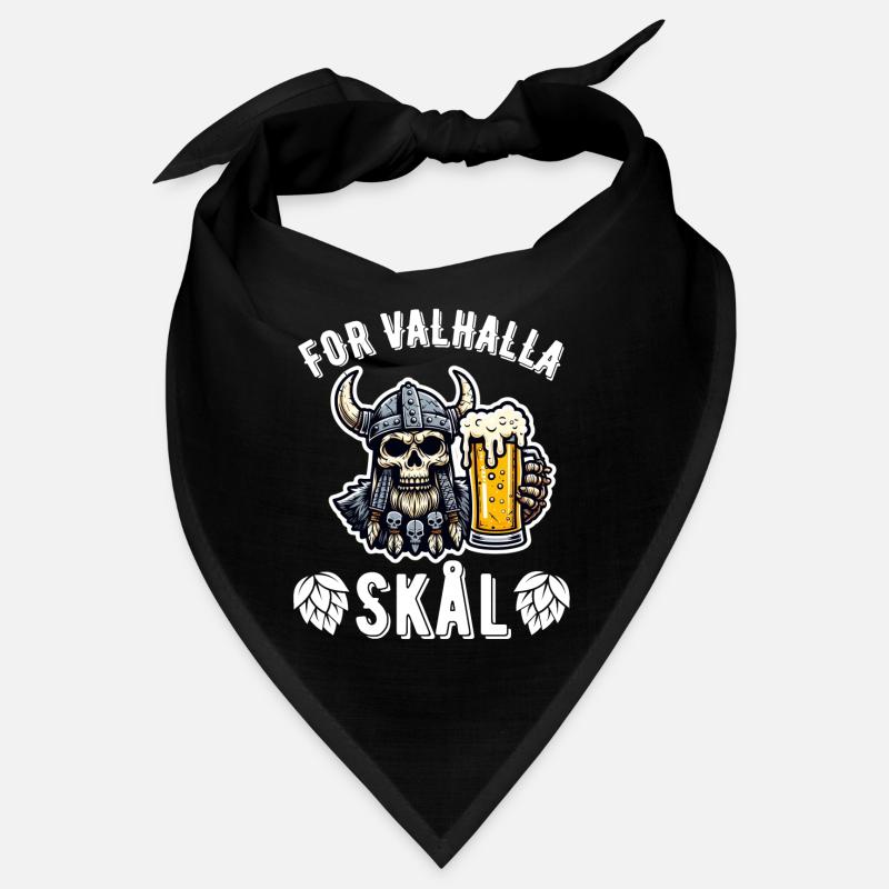 For Valhalla - SKAL - Prost Wikinger Bier Bandana