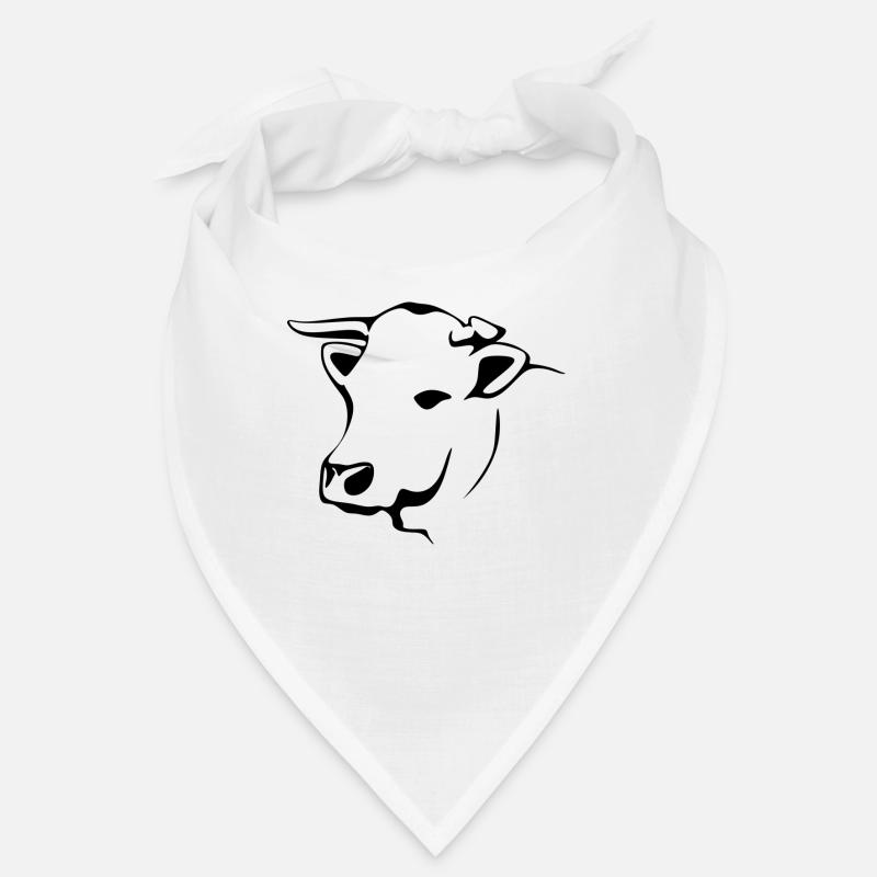 bœuf - Bandana - blanc