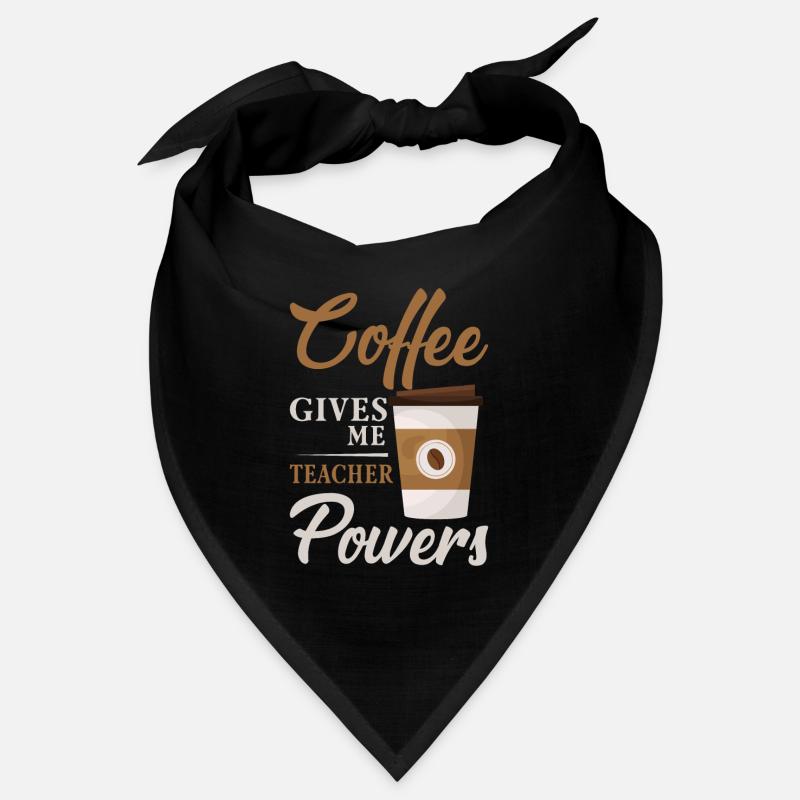 Coffee gives me teacher competence Bandana