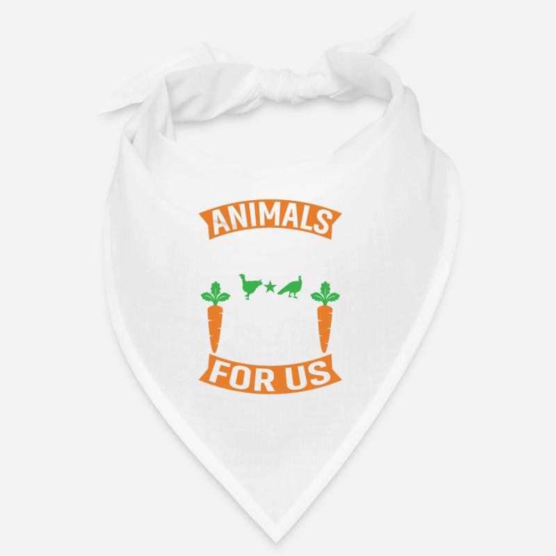 Animals are with us here not for us Bandana