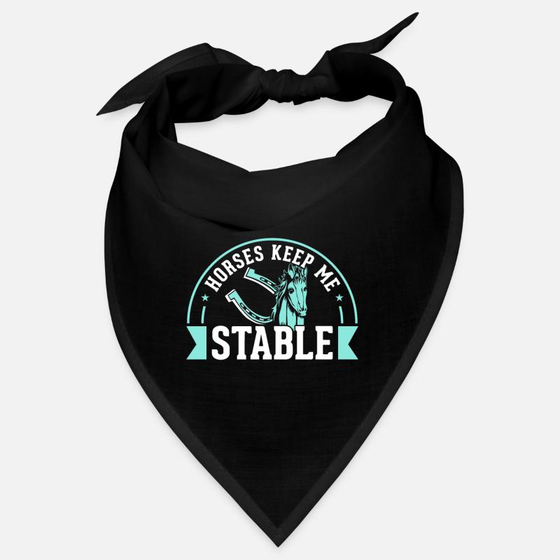 Pferde Halten Mich Auf Trab Bandana