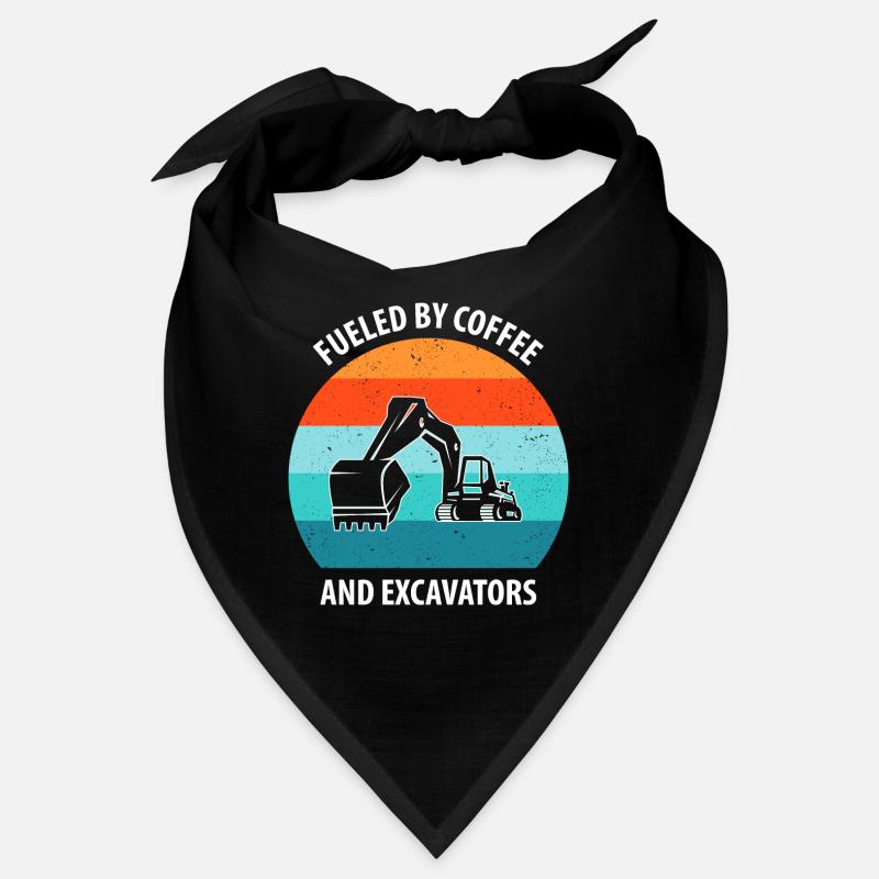 Bagger Baggerfahrer Baggerwagen Bandana