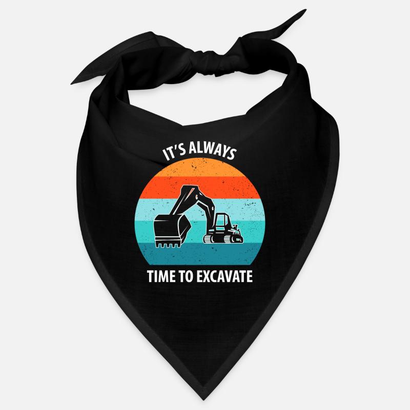 Bagger Baggerfahrer Baggerwagen Bandana