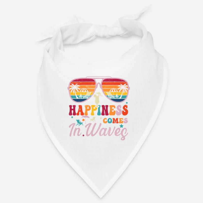 Happiness comes in waves Bandana