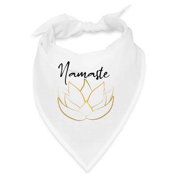 Namaste - Bandana - Weiß - Vorne