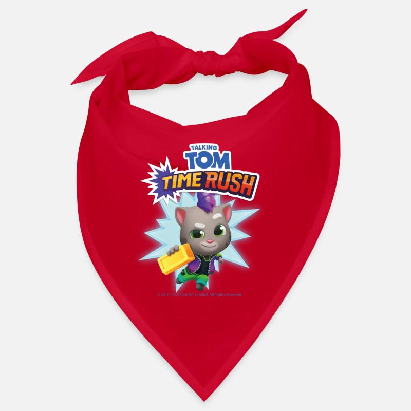 Talking Tom Time Rush Game Tom With Gold Bar Bandana