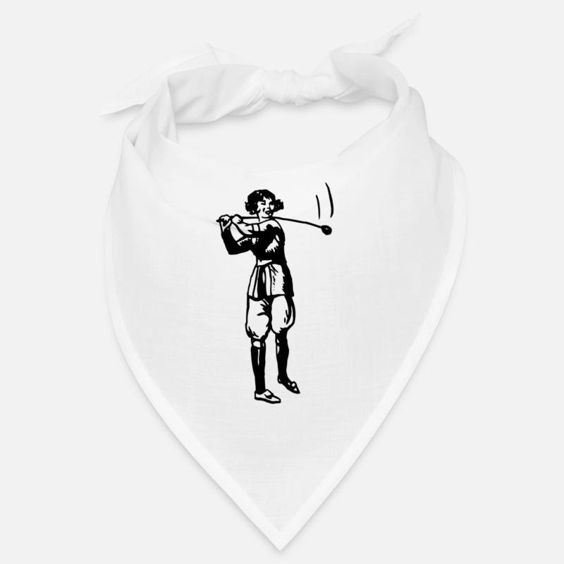 Golf - Golfen - Golfer - Bandana - Weiß