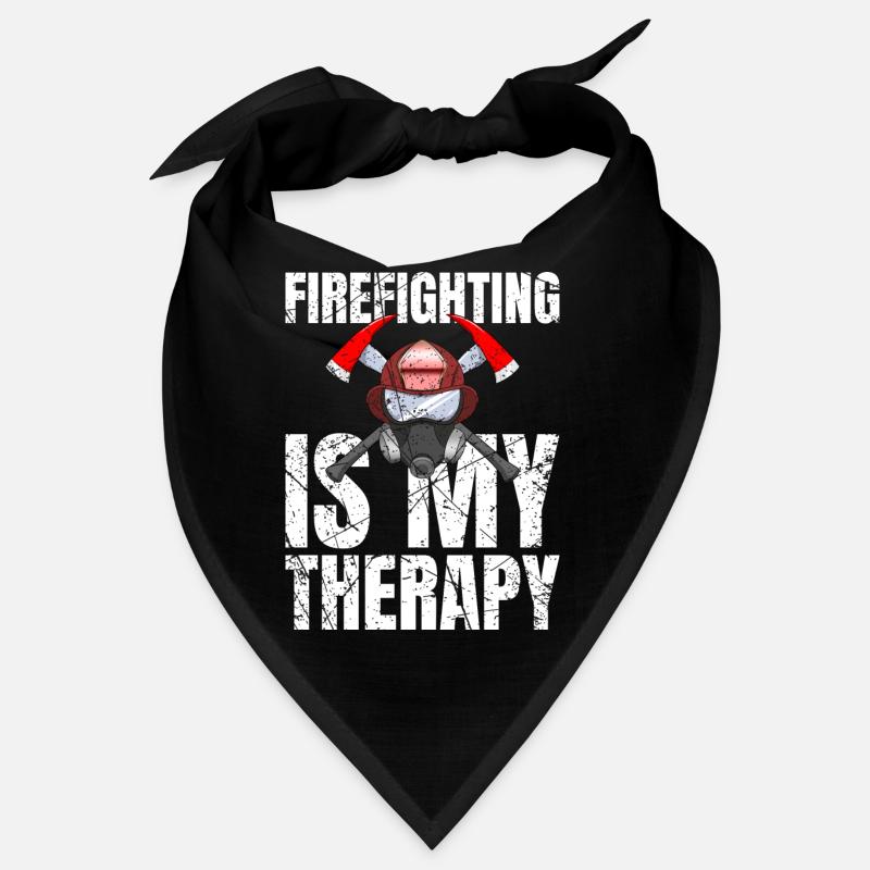 Firefighting Is My Therapy Fire Brigade Bandana