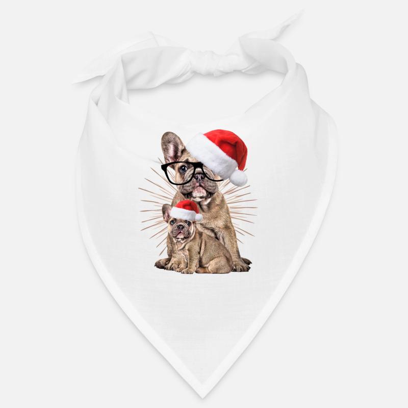 Bouledogue françaisChiens de Noël Bandana