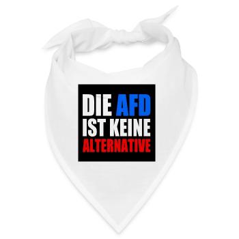 die afd ist keine alternative - Bandana - Weiß - Vorne