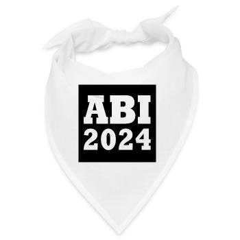 Abi 2024 - Bandana - Weiß - Vorne