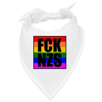 Fck nzs - Bandana - Weiß - Vorne