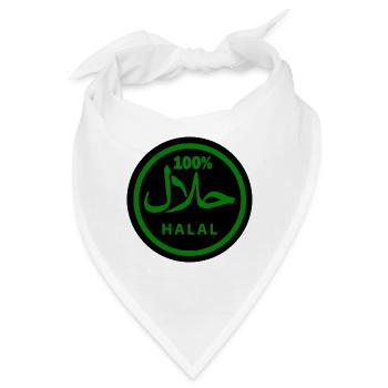 Halal - Bandana - Weiß - Vorne