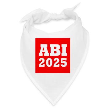 Abi 2025 - Bandana - Weiß - Vorne
