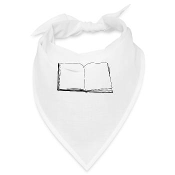 Buch - Bandana - Weiß - Vorne