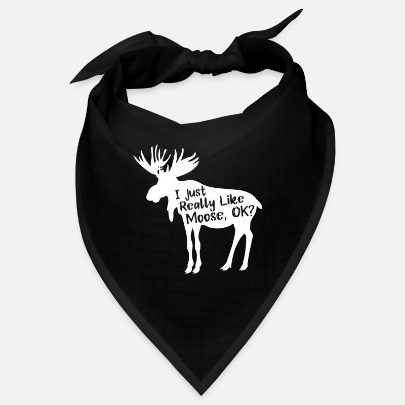 Vraiment comme Moose, d'accord? Cadeau animal esprit Bandana