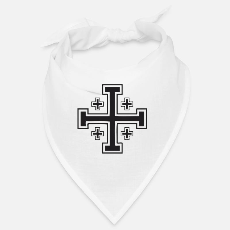Croix de Jérusalem Bandana