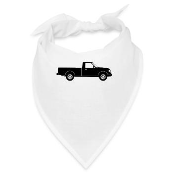 Pick-up Truck - Bandana - Weiß - Vorne