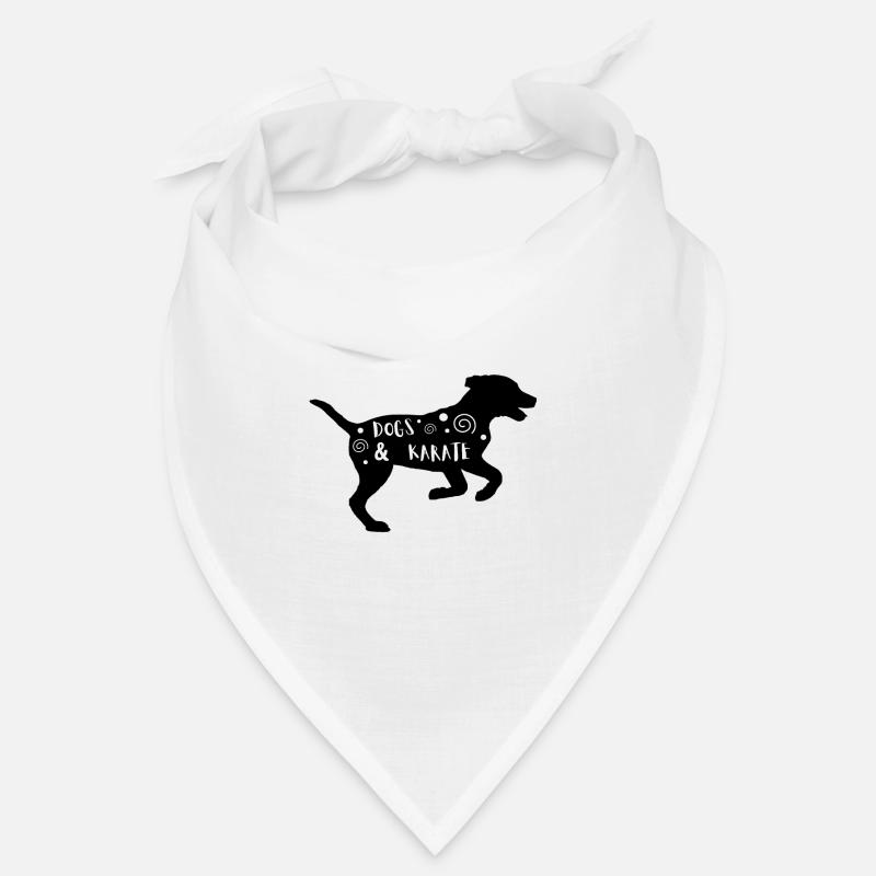 Hunde & Karate - Bandana - Weiß