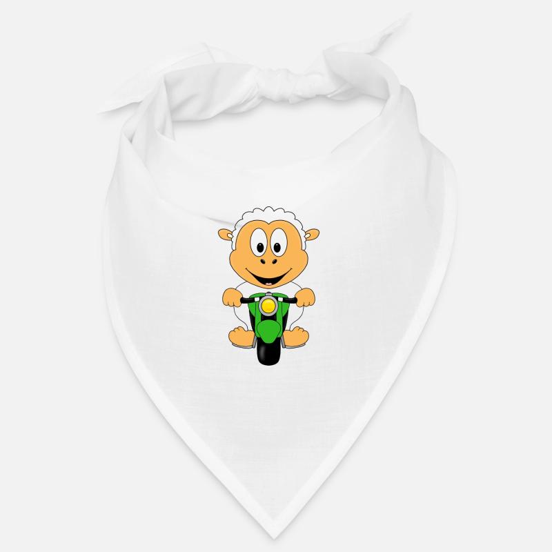 MOTORRAD - BIKER - SCHAF - TIER - TIERISCH Bandana