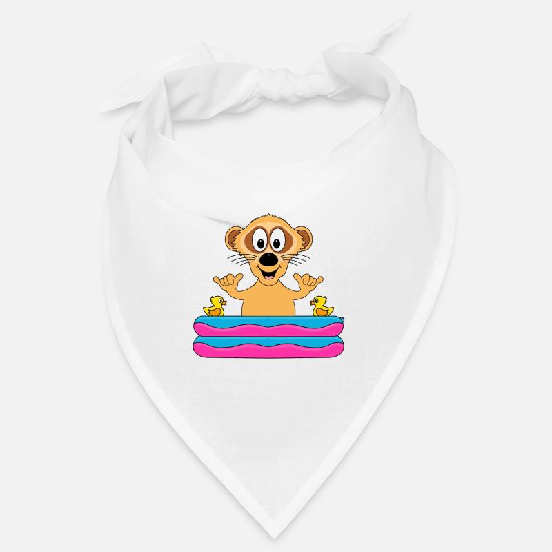 ERDMÄNNCHEN - POOL - SHAKA - SOMMER - TIERISCH Bandana
