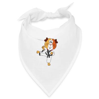 SELBSTVERTEIDIGUNG - KARATE - MEERSCHWEINCHEN - Bandana - Weiß - Vorne