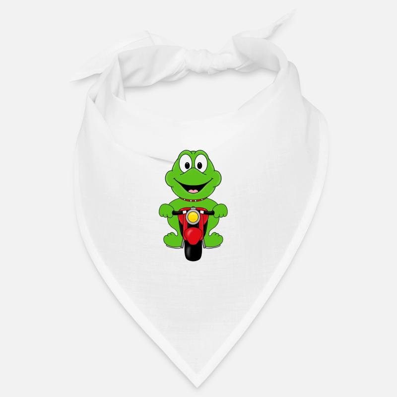 FROSCH - MOTORRAD - BIKER - TIERISCH - TIER Bandana
