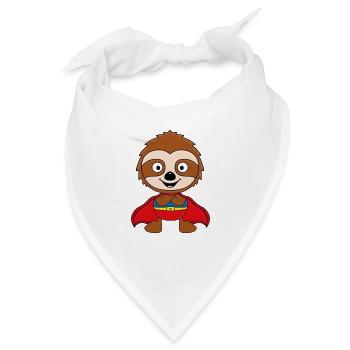 FAULTIER - SUPERHELD - TIER - TIERISCH - Bandana - Weiß - Vorne