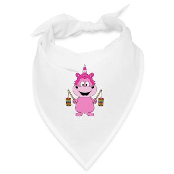 EINHORN - LATERNEN - LATERNENUMZUG - LATERNE - Bandana - Weiß - Vorne