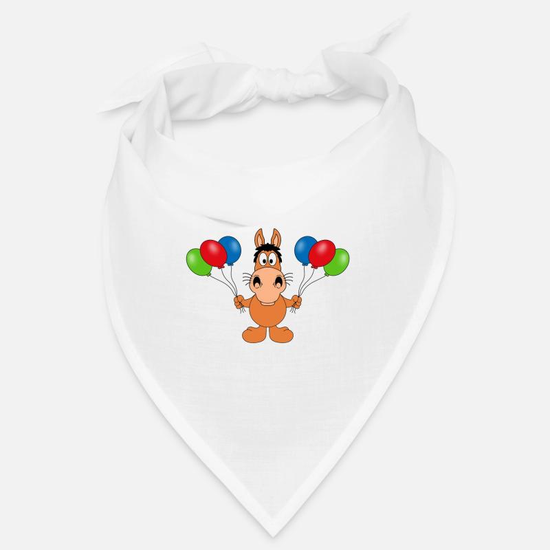 PFERD - PONY - LUFTBALLONS - FEIER - GEBURTSTAG Bandana